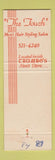Matchbook Cover - Crumbo's Fayetteville AR Men's Hair Salon clothes