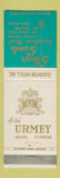 Matchbook Cover - Silver Sands Motel Miami FL Hotel Urmey WEAR