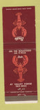 Matchbook Cover - Beck's Valley Forge PA restaurant King of Prussia Philadelphia