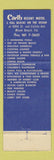 Matchbook Cover - Carib Resort Motel Miami Beach FL