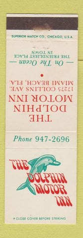 Matchbook Cover - Dolphin Motor Inn Miami Beach FL WEAR