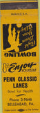 Matchbook Cover - Penn Classic Bowling Bellemead PA