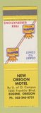 Matchbook Cover - Best Western New Oregon Motel Eugene OR