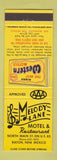 Matchbook Cover - Melody Lane Motel Restaurant Raton NM