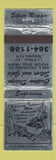 Matchbook Cover - Custom Design Silver and Gold Akron OH repair WEAR