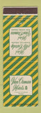 Matchbook Cover - Van Orman Hotels Fort Wayne Evansville IN
