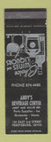 Matchbook Cover - Andy's Beverage Center grocery Perrysburg OH
