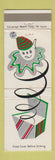 Matchbook Cover - The Toy Store Massillon OH Christmas