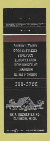 Matchbook Cover - Restaurant Clawson MI