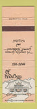 Matchbook Cover - Ol Heidelberg German Restaurant Huntsville AL WORN