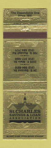 Matchbook Cover - St Charles Savings and Loan IL