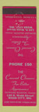 Matchbook Cover - Crescent Cleaners Webb City MO