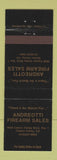 Matchbook Cover - Andreotti Firearm Sales guns Castro Valley CA
