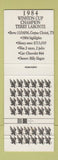 Matchbook Cover - NASCAR Winston Cup Champs Terry Labonte