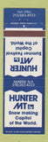 Matchbook Cover - Hunter Mountain Skiing Hunter NY