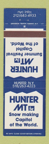 Matchbook Cover - Hunter Mountain Skiing Hunter NY