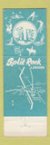Matchbook Cover - Split Rock Lodge Lake Harmony PA
