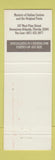 Matchbook Cover - Vivaldi Italian Restaurant Orlando FL