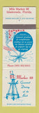 Matchbook Cover - Market 88 Restaurant Islamorada FL