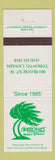 Matchbook Cover - Hurricanes Restaurant Toronto ON