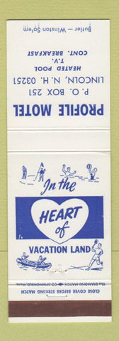 Matchbook Cover - Profile Motel Lincoln NH