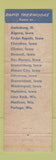 Matchbook Cover - Dakota City Hardware Dakota City IA