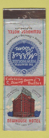 Matchbook Cover - Newhouse Hotel Salt Lake City UT WEAR