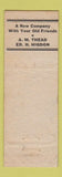 Matchbook Cover - Ward Loan Company Bessemer AL WORN