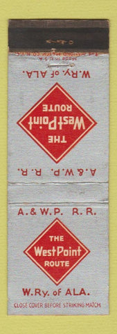 Matchbook Cover - West Point Route Railroad WEAR