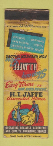 Matchbook Cover - HI Jaffe Department Stores WORN