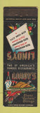 Matchbook Cover - Lindy's Restaurant New York City WEAR