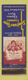 Matchbook Cover - Sanitary Troy Laundry WEAR