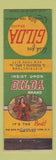 Matchbook Cover - Gilda Brand Foods girlie Rossano New York City
