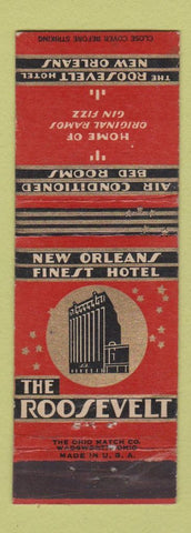 Matchbook Cover - Roosevelt Hotel New Orleans LA WEAR #1
