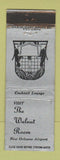 Matchbook Cover - The Walnut Room New Orleans LA Airport WORN
