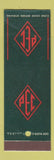 Matchbook Cover - PEC Club?