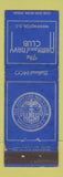 Matchbook Cover - Army and Navy Club Washington DC