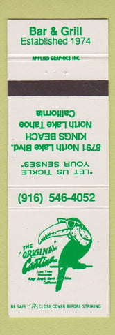 Matchbook Cover - The Original Cantina North Lake Tahoe CA