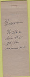 Matchbook Cover - Anaheim Bowling Center CA