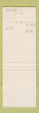 Matchbook Cover - The Good Table Restaurant Harwood Heights IL