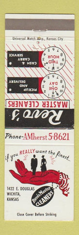 Matchbook Cover - Revo's Master Cleaners Wichita KS