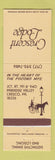 Matchbook Cover - Crescent Lodge Cresco PA