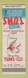 Matchbook Cover - Tums Antacid Fly Fishing Professor