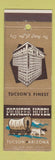 Matchbook Cover - Pioneer Hotel Tucson AZ