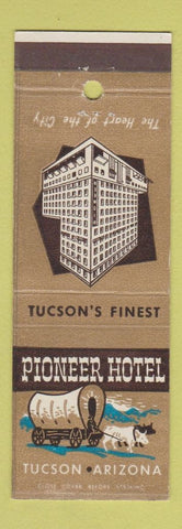 Matchbook Cover - Pioneer Hotel Tucson AZ