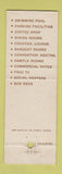 Matchbook Cover - Pioneer Hotel Tucson AZ