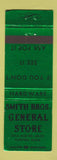 Matchbook Cover - Smith Bros General Store Clinton IA