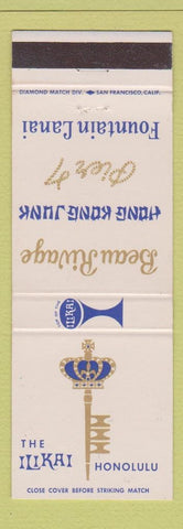 Matchbook Cover - The Ilikai Hotel Honolulu Hawaii