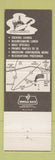 Matchbook Cover - Cork & Cleaver Restaurant Bethlehem Township PA