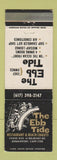Matchbook Cover - The Ebb Tide Restaurant Chalets Dennisport MA WEAR